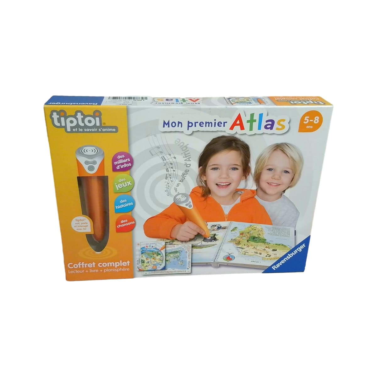 Ravensburger Zestaw Interaktywny Czytnik + Książka Atlas
